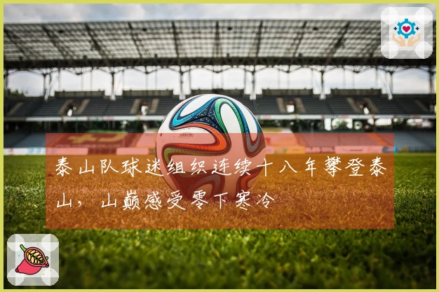 泰山队球迷组织连续十八年攀登泰山，山巅感受零下寒冷