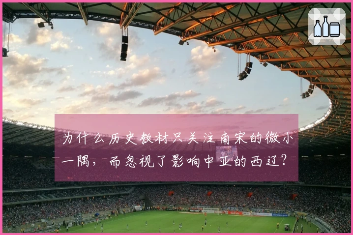 为什么历史教材只关注南宋的微小一隅，而忽视了影响中亚的西辽？